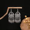 Vintage European & American Style Hollow Fashion Pendant Earrings for Women