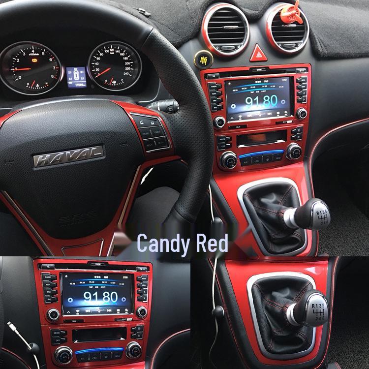 Haval H6 Carbon Fiber Gear Console Decorative Film