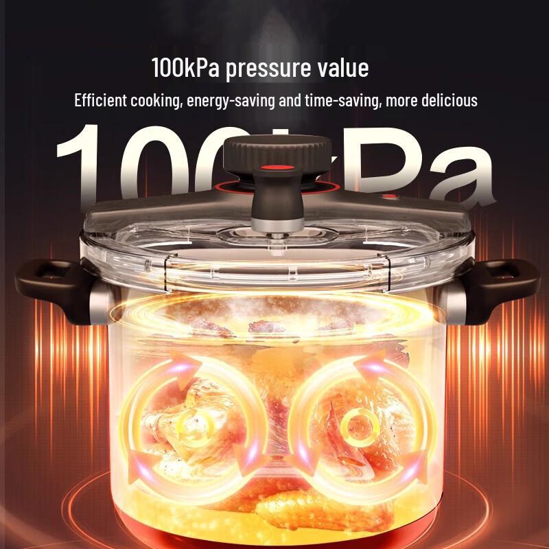 SUPOR 316L Stainless Steel Pressure Cooker, 6L