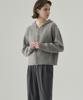 Deuloupisumeon Lottie Two-Way Knit Zip-Up Hoodie [M.Grey]