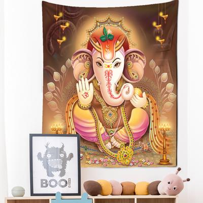 Buddhist Elephant Tapestry Wall Hanging Bohemian Thai Style Colorful Table Mat Printing Art Decoration Of Living Room