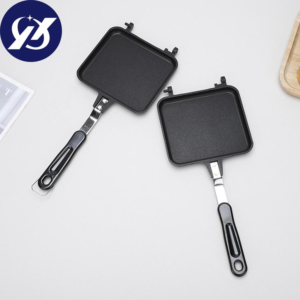 Double Sided Frying Pan, Grilled Cheese Maker, Nonstick Sandwich Maker, Flip Grill Pan For Toast Panini Waffle
