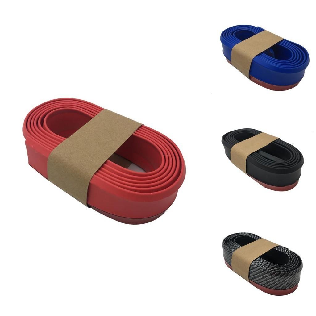 Universal Car Front Lip Bumper Guard In Carbon Fiber Premium Auto Accessory