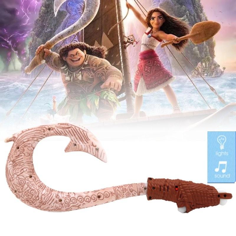 Moana Fish Maui Hook Sound Lighting Weapon Children Toy Gift Prop Performance