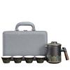 Ceramic Kuaike One Pot Four Cups Travel Tea Set Outdoor Portable Kung Fu Tea Set Business Gifts