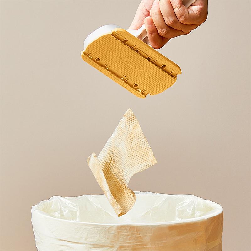 Face Towel Cleaning Brush One-Button Swab Mop Housework Bathroom Wall Cleaner