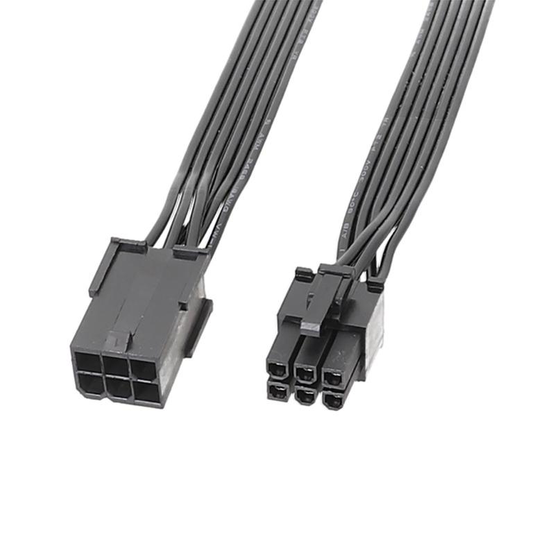 Computerkabel 6-Pin Grafikkarten Stromkabel Stecker Buchse Verlängerung Strom Flachkabel 6-Pin Pcie GPU Kabel