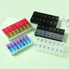 Weekly Portable Travel Pill Box Cases 7 Days Organizer 14 Grids Pills Container Storage Tablets Vitamins Medicine Fish Oils