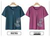 Women's Summer 2026 Short-Sleeved Two-Piece Set for Middle-Aged Moms and Elderly Women