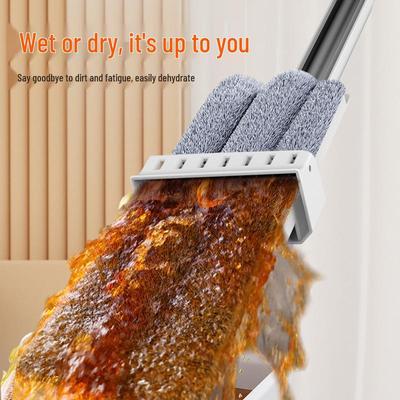 Hands-Free Washable Wet & Dry Flat Mop 42CM - 2025 Household Cleaning Tool