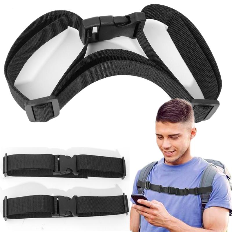 Backpack Chest Bag Strap Harness Adjustable Shoulder Strap for Bag Camping Tactical Bags Straps for Backpack Accessories