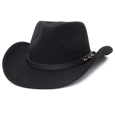Cowboyhut Weihnachten Reisekappe Westernhut Outdoor Sonnenschutz Jazzkappe Western Cowboyhut Tibetischer Hut Stil
