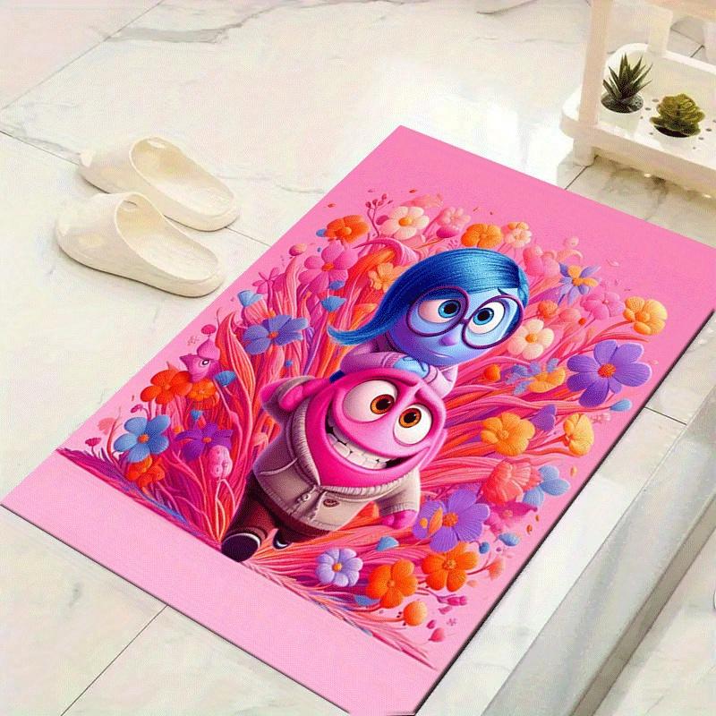 

1pc Inside Out Pattern Area Rug Soft Flannel Floor Mat for Living Room,Office,Bedroom and Carpet 60cm by 90cm