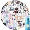 63-Piece Clothing Design Doodle Stickers for Skirts & Outfits