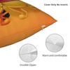 Winnie The Pooh And Tigger Square Pillow Cases Cute Bee Cushion Cover Customized Zipper Decor Pillowcase for Home 18"