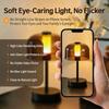 Cordless Retro Table Lamp Dimmable Touch Sensor LED Reading Lamp Wireless Lighting USB Rechargeable Metal Night Light