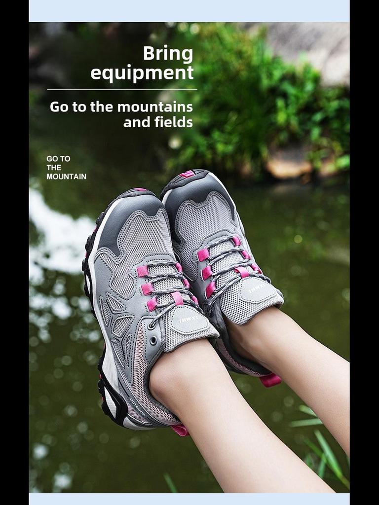 Spring/Summer Outdoor Hiking Shoes: Breathable Mesh for Men and Women