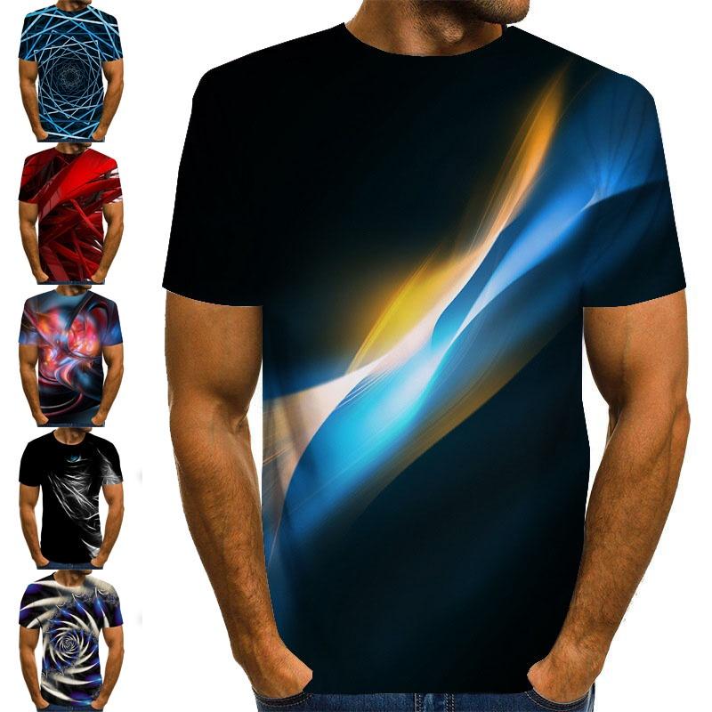 Vibrant Funny Hypnosis 3d T-shirt For Men And Women With Soft Casual Short Sleeves