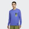 Nike Dri-Fit A.I.R. Running Training Long Sleeve T-Shirt Men Tops Lavender CW0942-554