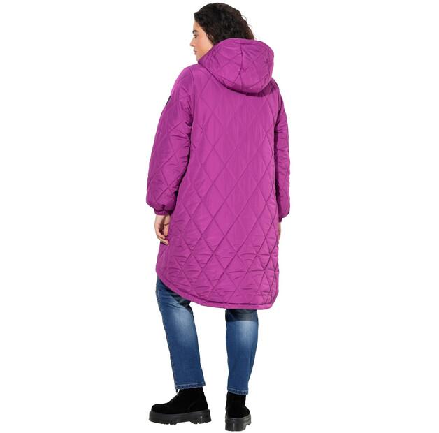 Palton damă Ulla Popken Hyprar matlasat ușor hidrofug (821183) Violet