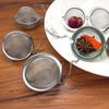 Oval Heart Sphere Shape Spice Seasoning Tea Strainer with Chain Stainless Steel Mesh Ball Tea Coffee Filter Basket Infuser Tools