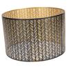 Metal Lampshade E14 E27 Iron Cylinder Shape Hollow Out Leaf Decorative Lamp Shade for Table Wall Ceiling Lamp Black and
