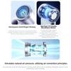 6 Gear Wind Mini Portable Fan Air Turbo Tech Adjustable Handheld Turbo Fan LED Display Ultra-quiet USB Rechargeable Fan Student