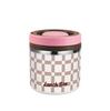 Cartoon Cute Stainless Steel Bento Lunch Box with Handle - Portable Compartment Meal Container for Students and Office Workers