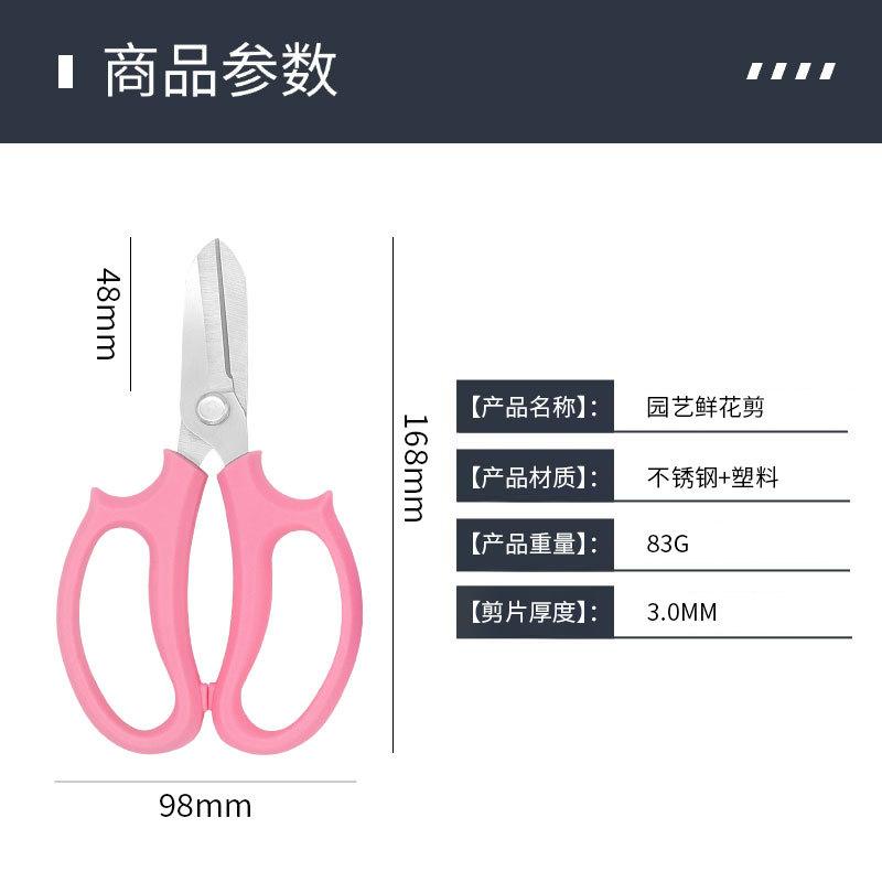 Stainless Steel Pruning Shears Flower  Horticulture Potted Plants Pruning Shears Flower Pruning Shears Garden Tools