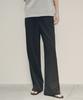 Siyajyu Sipt7118 Elastic Waist Wide Nylon Pants_Black