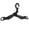 Multifunctional Backpack Hook Tactic Nylon Webbing Carabiner Quick Release Hanging Buckle Double-Split D-Shaped Keychain