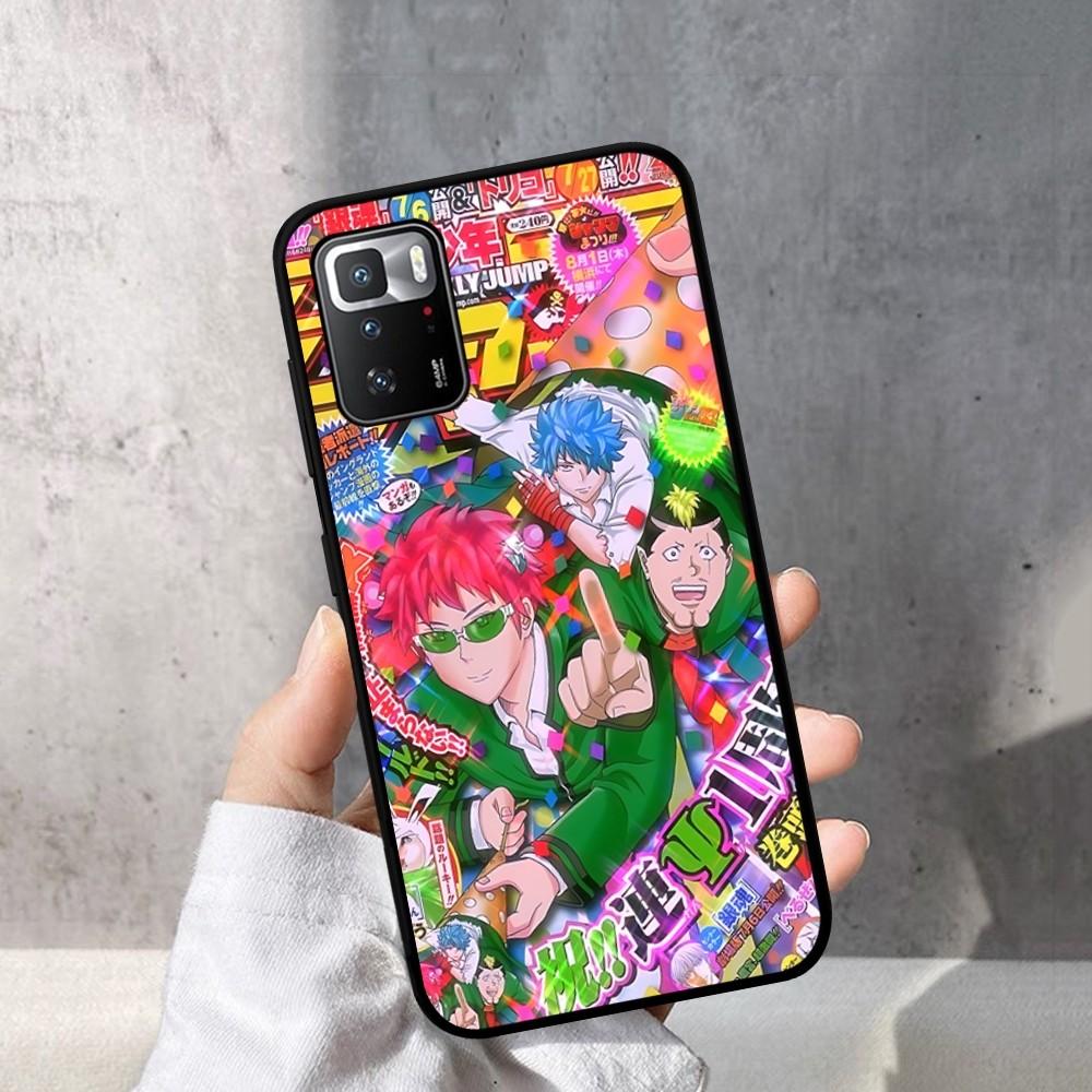 Saiki Kusuo No Psi Nan Phone Case For Redmi Note 4 X 5 A 6 7 8 T 9 9S 10 11 11S 11Epro Poco M3 Pro