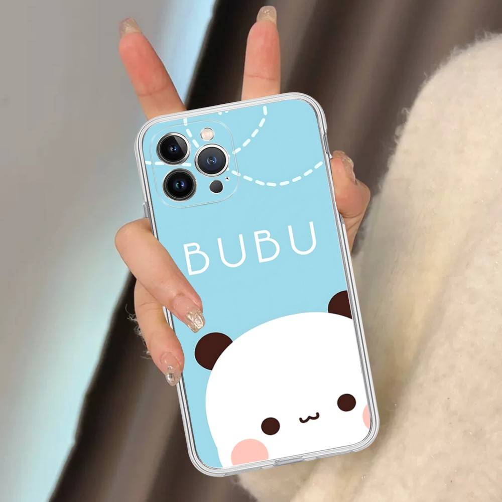 Cute Bubu Dudu Phone Case For IPhone 11 13 16 12 17 14 15 Pro Max Plus Soft Clear Back Cover Coque
