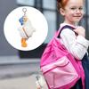 Cartoon Schiefkopf Entenpuppe Schlüsselanhänger Niedlich Hut tragendes Entlein Schlüsselanhänger Kinder Tasche Anhänger Auto
