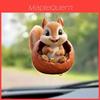 Adorable Acrylic Squirrel Car Pendant Cute Keychain Backpack Decoration Gift