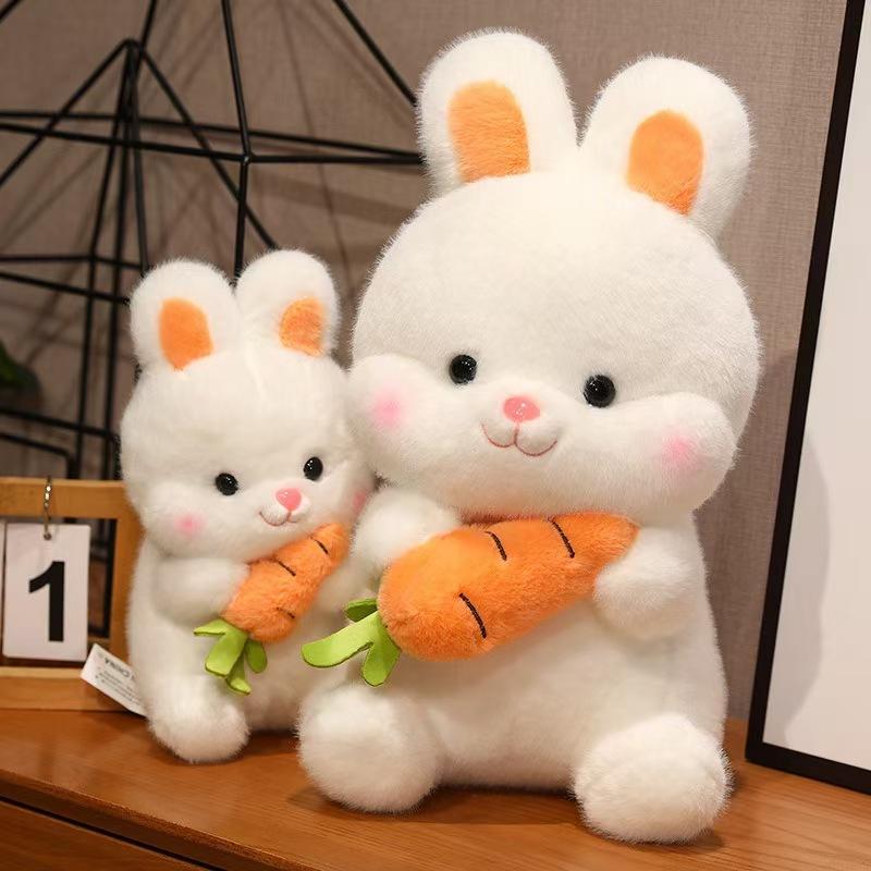 Cute Radish Rabbit Pillow Girl Sleeping Doll Doll Plush Toy Birthday Gift Children