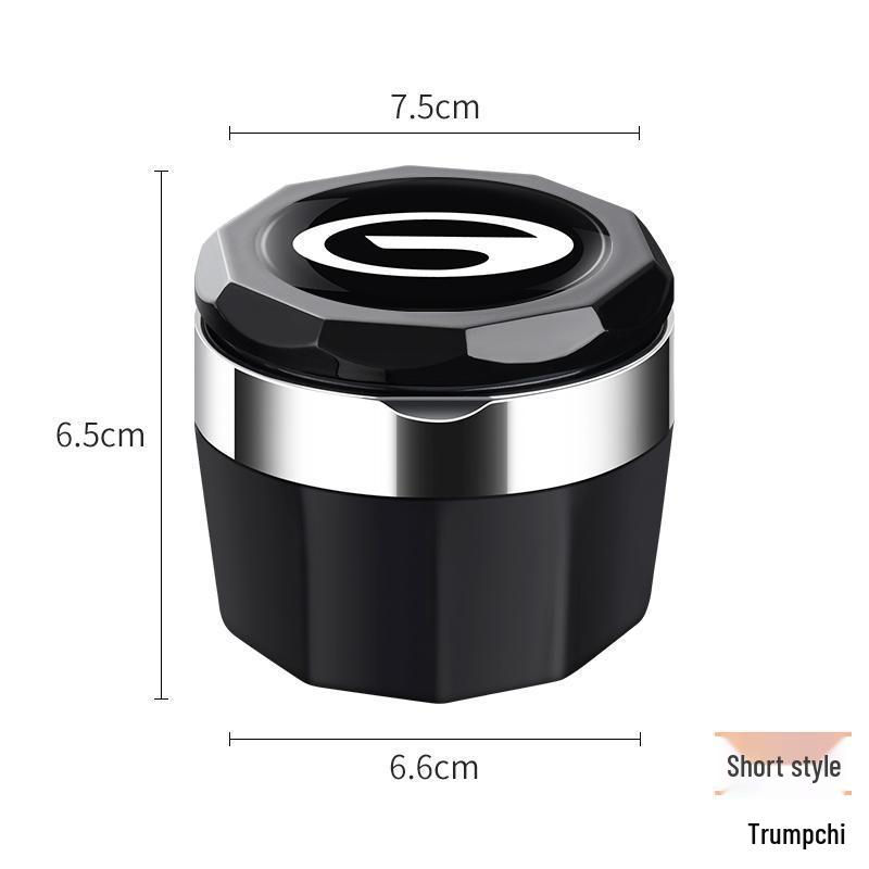 High Flame Retardant Car Ashtray with Lid & Light for 2025 GAC GS8/M8 Interior Modification
