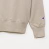 Champion TECH TERRY HALF ZIP SWEATSHIRT Long Crew Stretch USA Script Logo Sand Beige Women's WEAVE(R) (CW-BS001), Sleeve, Neck, Quick-Drying, Cotton,