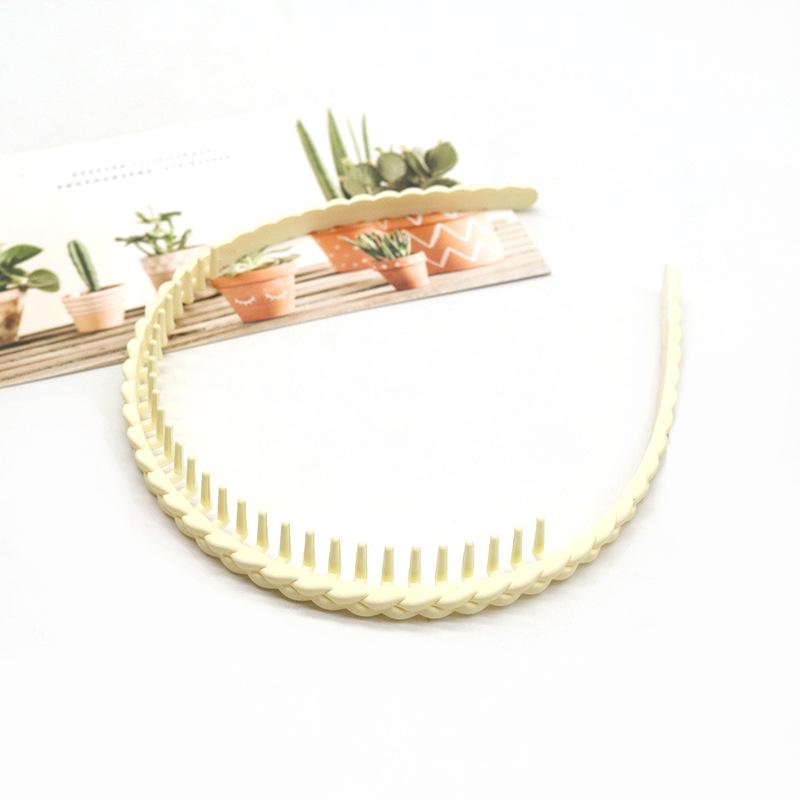 Non-Slip Frosted Headband for Women - Toothed Design for Flyaway and Bang Control in Vibrant Colors