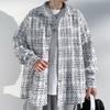 Spring and Autumn Men's New High Street Trendy Yuppy Handsome Houndstooth Jacket