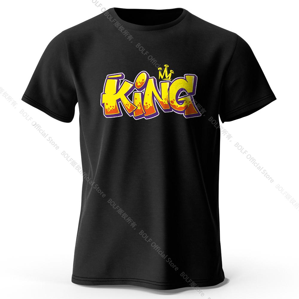 Men's Printed T-Shirt 100% Cotton Oversized Royal Graphic Tees for Women Summer Tops Premium Streetwear