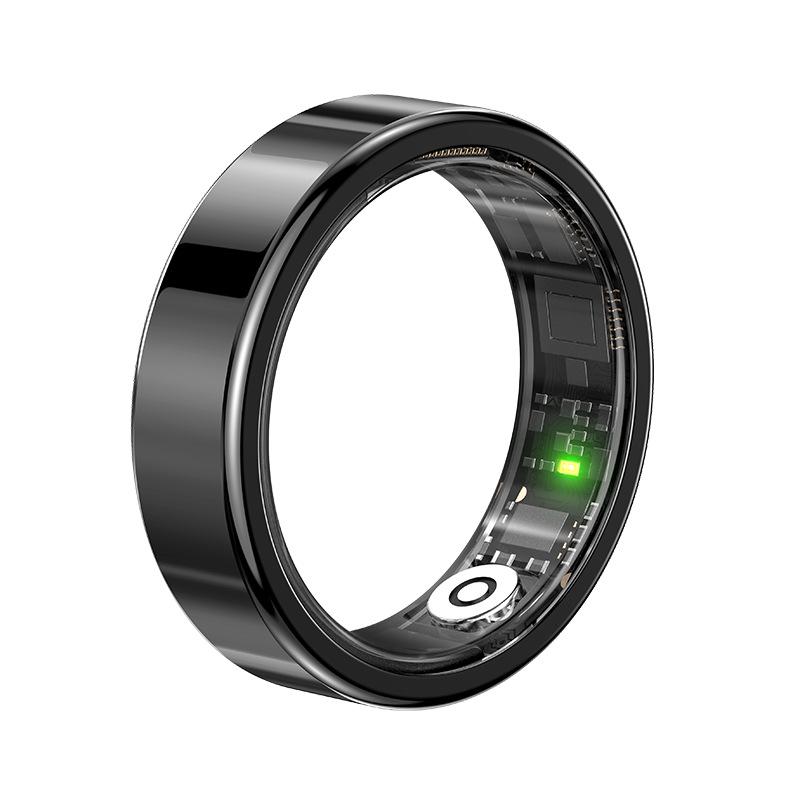 

Smart Health Ring: Bluetooth Finger Ring for Heart Rate, Blood Oxygen, Sleep Monitoring, Auto Detection & Photo Capture.