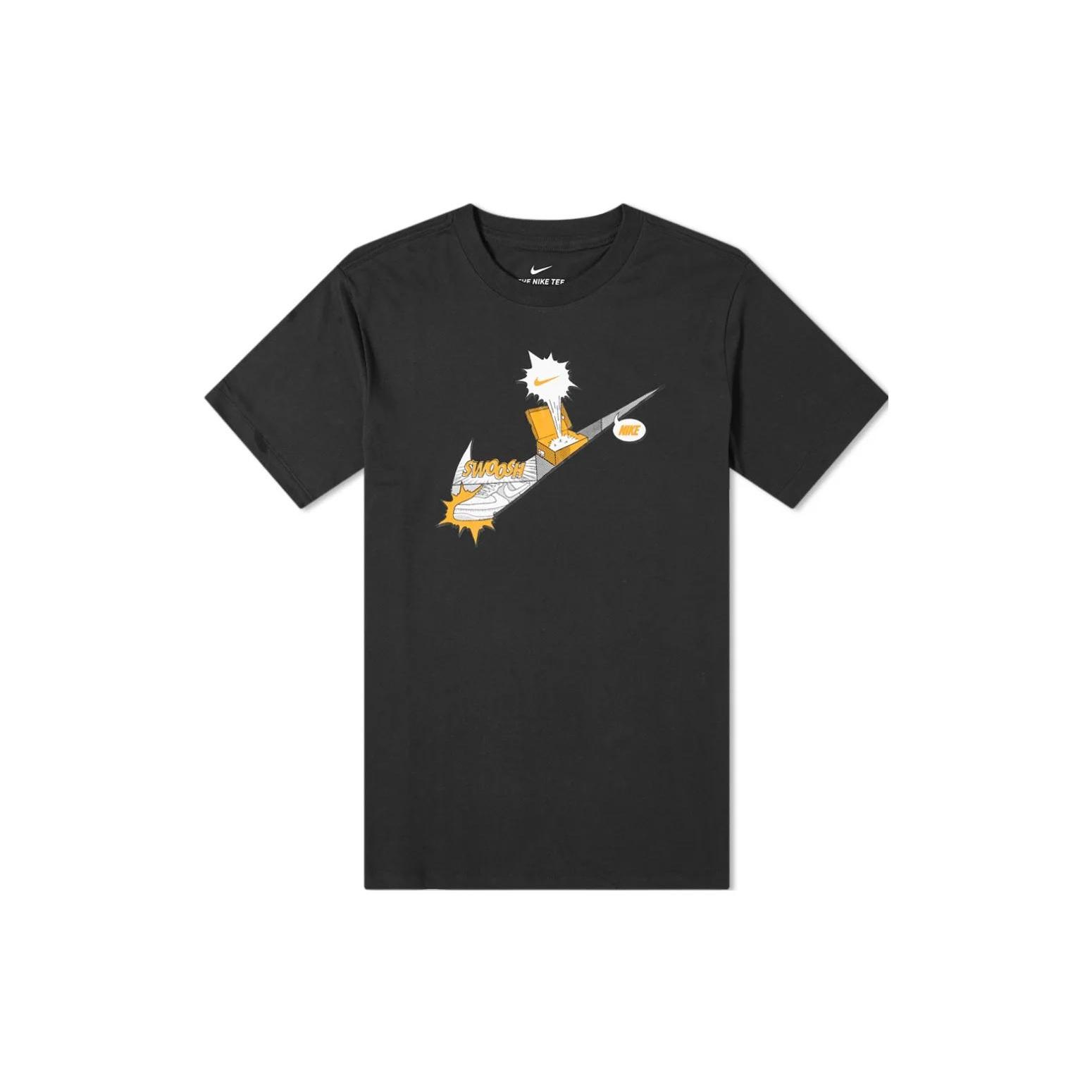 Nike Manga Swoosh T-Shirt  Black  Men s CT6523-010 XL