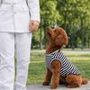 Soft Fabric Dog Cooling Vest Round Neck Puppy Short Sleeve Pet Striped T-Shirt  Spring Summer