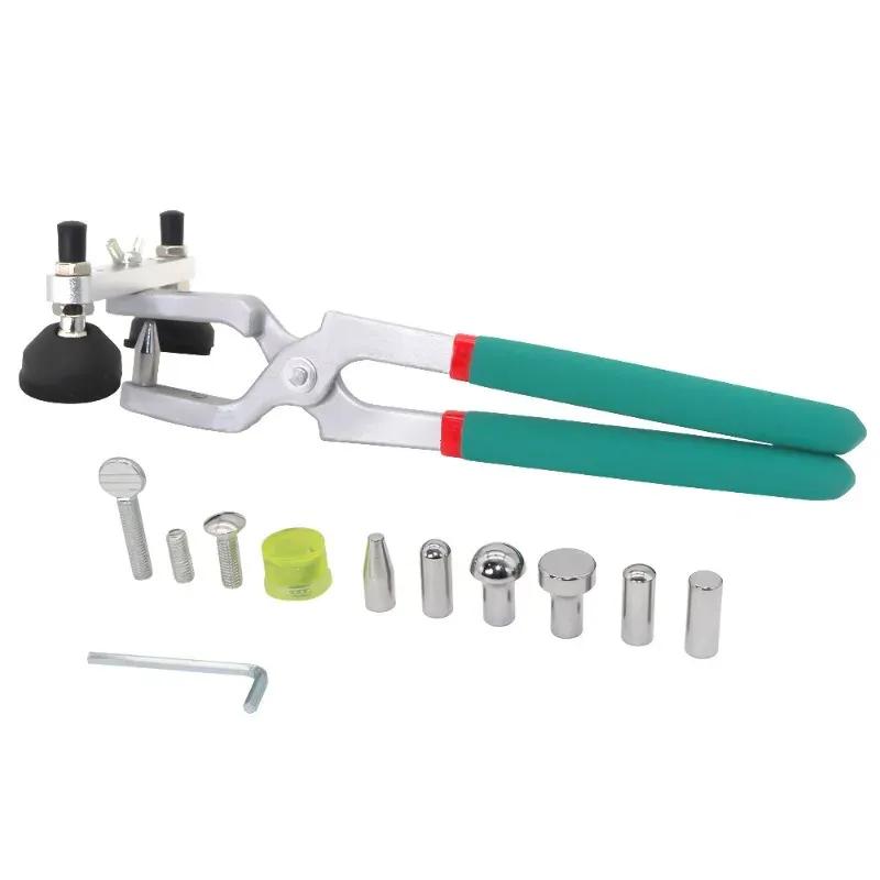 Kleště na opravu promáčklin auta Nástroj na opravu karoserie pro kovové dveře Nárazník Okraj ráfku Lišta Krimpovací sada klipů Autokosmetika