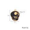 4Pcs/lot Halloween Charms Stainless Steel Pumpkin Ghost Bat Pendant for Making DIY Necklace Jewelry Accessories Supplies