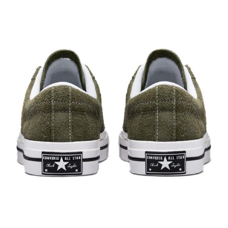 Converse One Star Series Unisex Low Canvas Shoes Vintage Casual Olive Green 171585C