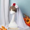 Stylish Headbands Beautiful Halloween Headdress Ornament Stylish Rose Headpiece for Party Dress Up