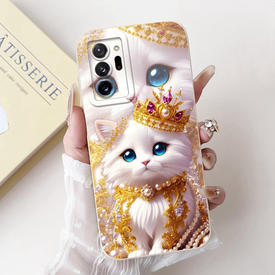 Cute Cartoon Phone Case For Samsung Galaxy Note 20 Ultra Note20 Soft Silicone Shockproof Cover For Samsung Note 20 20Ultra 5G