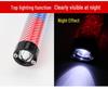 Rechargeable LED Warning Signal Baton: Handheld Stop Sign with Red and Blue Strobe Flashing Lights